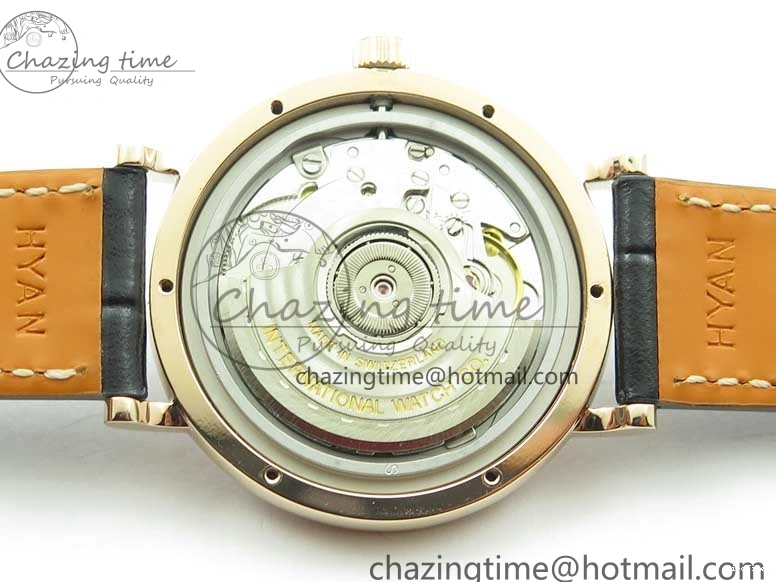 MIROTIME 1228 Durable Portofino 37mm RG V7F 1:1 Best Edition Gray Dial Diamonds Bezel on Black Leather Strap A 7089